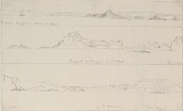 Sheet with Three Views of Jersey