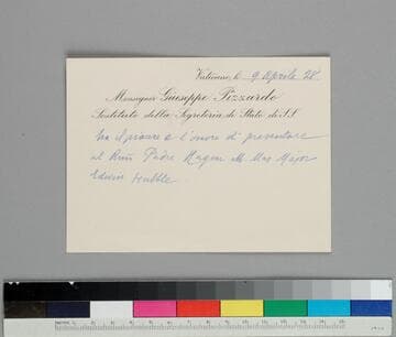 Cardinal Giuseppe Pizzardo introduces EPH and GBH to Padre Hagen