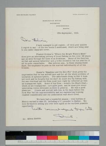 Pioneer aviator Richard Fairey writes EPH