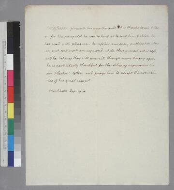 Thomas Jefferson, Monticello, letter to Henry Wheaton