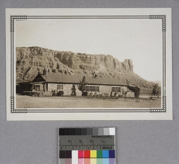 Adobe building near the Navajo Bridge, Navajo National Monument, Arizona