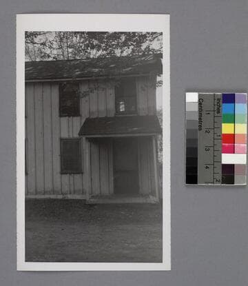 Front view of the Hubble's house on Spesutie Island, Maryland