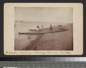 Bidarka Traveling, showing how we Traveled