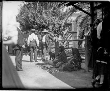 Indians at Yuma Station, 1908