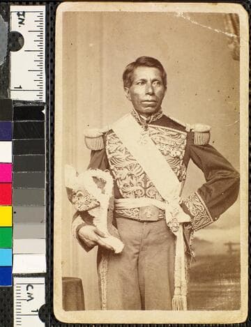 Gen. Mejía in Command of the Mexican troops at Matamoras Mexico