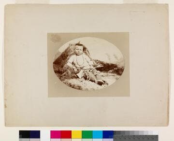 Tar-low, a Wichita Indian child. Son of a Wichita chief. 1868