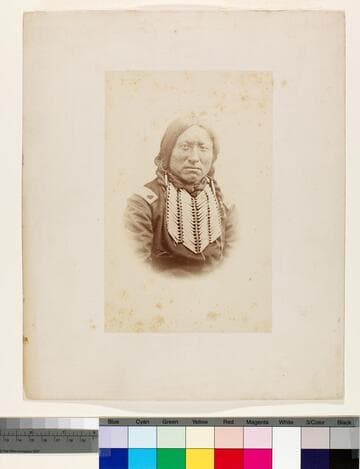 Yellow Bear, the most intelligent and soldierly Indian chief under Little Raven—Kiowa