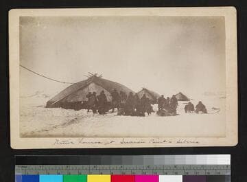 Native houses at Indian Point -- Siberia
