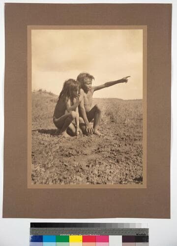Navajo boys on the Chinle Desert