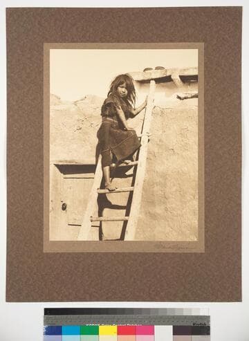 Lalocali, Girl of the Pueblo of Sipaulovi, Hopiland, Arizona