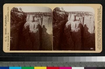 Rock walls and canyon