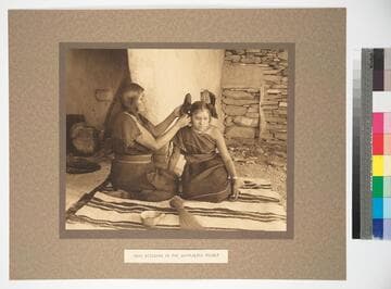 Sipaulovi Pueblo. Hair Dressing, Hopiland