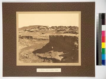 General view of the Laguna, a Keresan pueblo situated in Valencia County, New Mexico