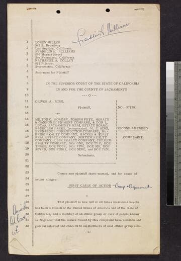 Second Amended Complaint in Ming v. Horgan