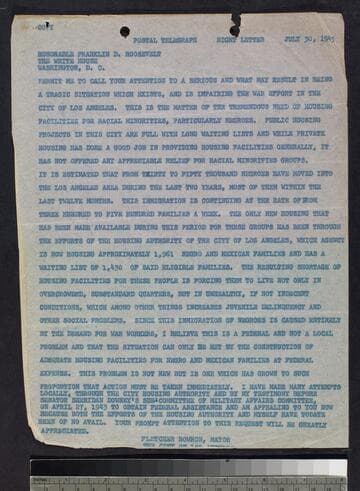 Letter by Bowron and statement