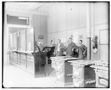 Edison's Santa Ana local office with ornate. nickel-