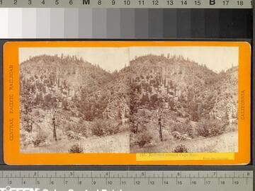 245. Railroad around Cape Horn, from the Canyon