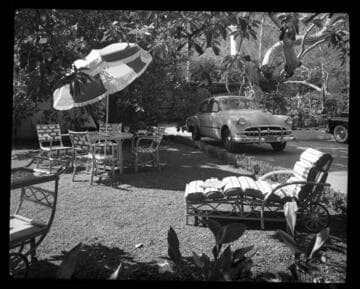 New cars and garden furniture