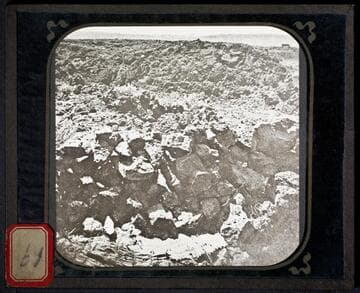 Lava beds and landscape