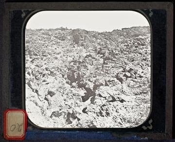 Lava beds and landscape