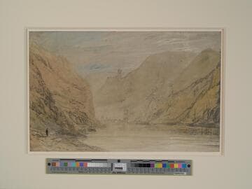 Saint Goarhausen and Katz Castle by Moonlight