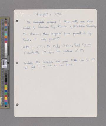 [Edwin Powell Hubble, a Biographical Memoir] : Library