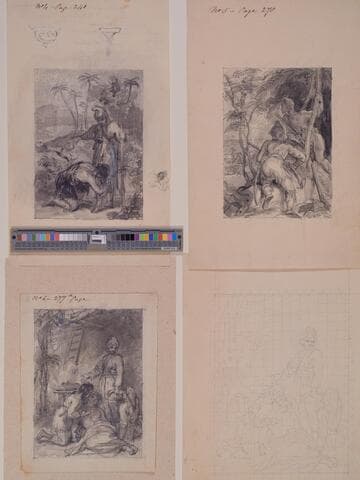 Illustration to "Robinson Crusoe"