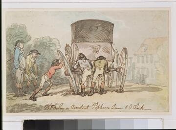 The Delay - Or Accident, at Popham Lane - 1 O'Clock