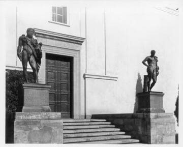 Library building, east entrance