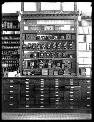 Vroman's bookstore, interior, showing photo supply section