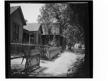 Vine St. looking south from near 1st St
