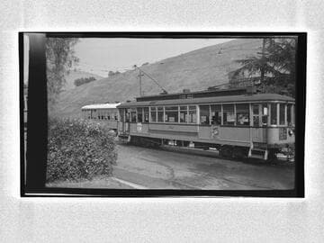 Los Angeles Transit Lines streetcar "9 to Olympic Blvd."