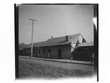 Adobe building on Castelar Street, Los Angeles
