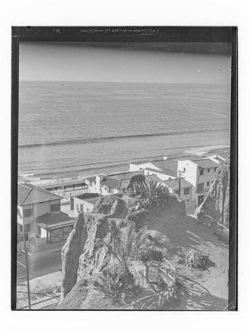 Cliffs and homes of Santa Monica below Palisades Park
