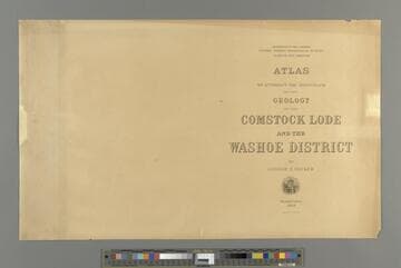 Atlas to accompany the monograph on the Geology of the Comstock lode and the Washoe district