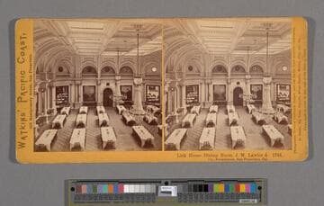Lick House Dining Room, J. M. Lawlor & Co., Proprietors, San Francisco, Cal