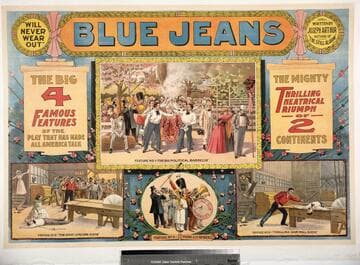 Blue Jeans "will never wear out" by Joseph Arthur author of "The still alarm."