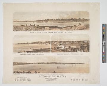 Swampscott. Essex County Mass. 11 miles from Boston