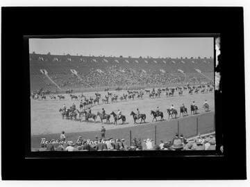 Rodeo in the Coliseum, Los Angeles, Cal