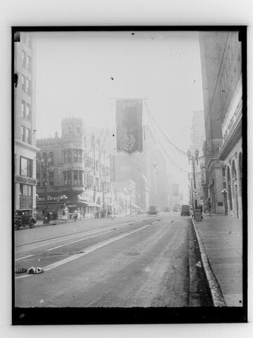 Street scene in Los Angeles, California