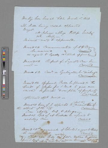 Meeting Minutes March 5, 1853