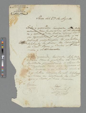 Sesión del 23 de Agosto