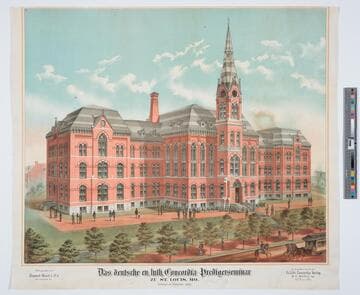 Das Deutsche ev. luth. Concordia – Predigerseminar : zu St. Louis, MO. : Vollendet im September 1883