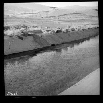 Borel Powerhouse - Borel Canal - Patched break in canal