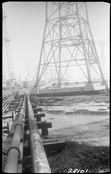 Long Beach Steam Station - Gas line - 16" Pacific Lighting Corp. gas Line & 10" Gaspur Well Water Line