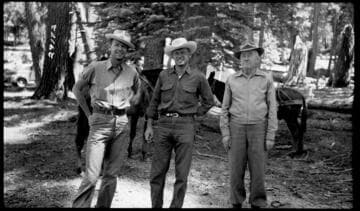 Big Creek, Fish Valley - Fish Creek Project - T.M. Leps, P.B. Pucook, & C.L. Rankin at Reds Meadow