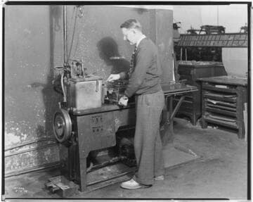 Printing office at Santa Barbara