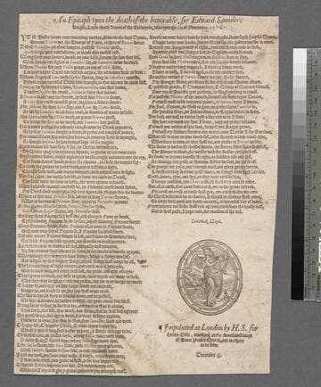 An epitaph vpon the death of the honorable, syr Edward Saunders Knight, Lorde cheefe Baron of the Exchequer, who dyed the. 19. of Nouember. 1576