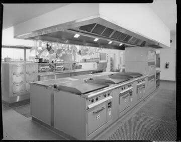 Commercial/Industrial Kitchen in a large cafeteria