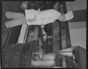 Chef in a commercial kitchen